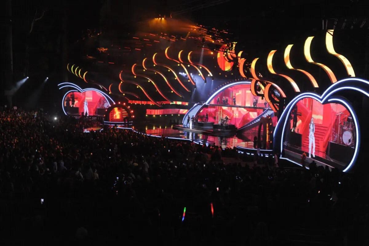 VIÑA DEL MAR : Sexta Noche Festival de la Canción Viña del Mar, 25 de Febrero del 2023 / VIÑA DEL MAR Nicki Nicole se presenta durante la sexta noche del Festival Internacional de la Canción de Viña del Mar 2023.FOTO: OSCAR GUERRA / AGENCIAUNO