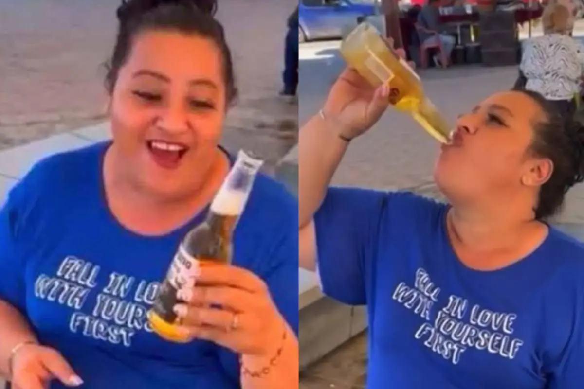 primer plano del rostro de Doña chela