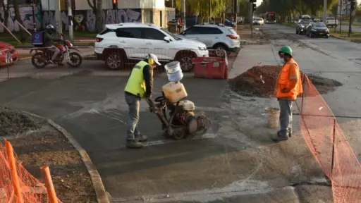 plano general de arreglos en calles de Maipú