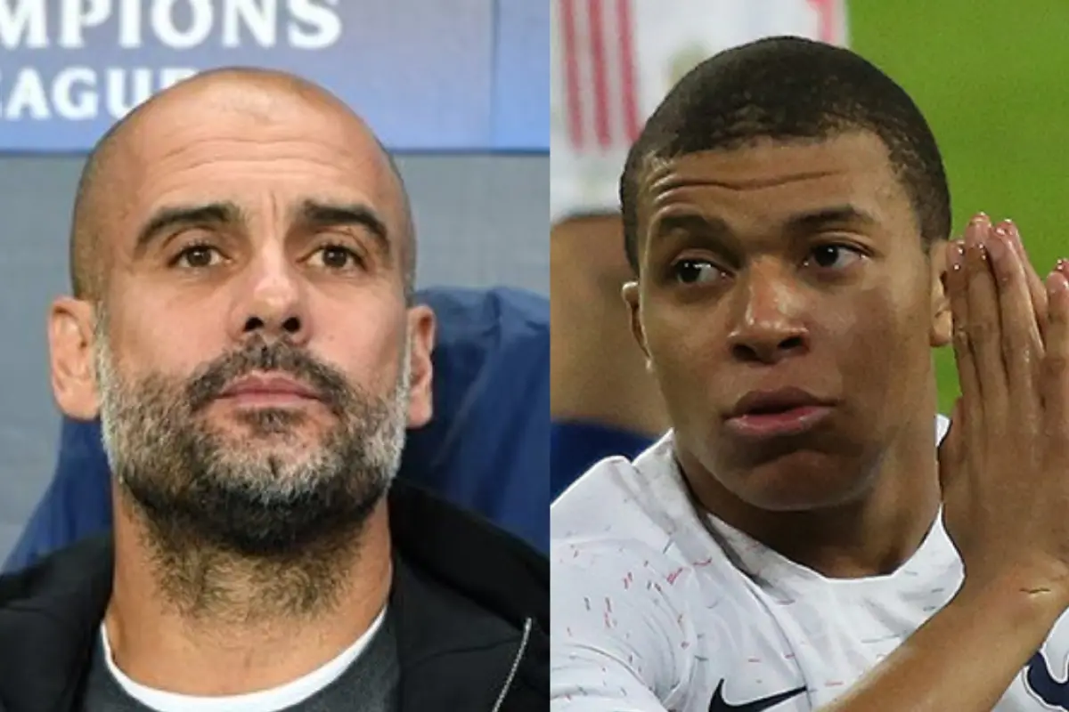 guardiola y mbappe