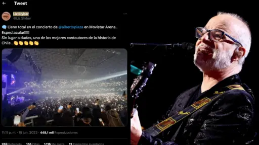 alberto plaza y la foto fake de su concierto en movistar arena