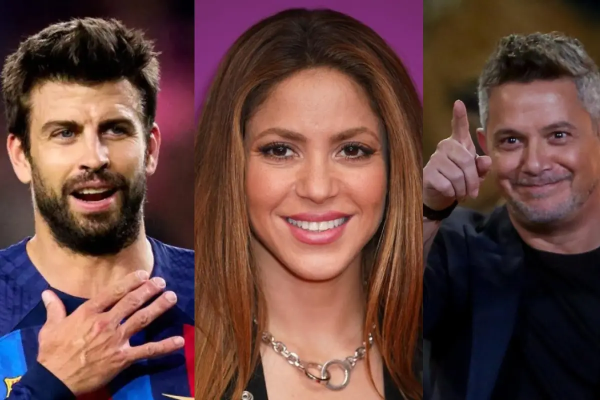 gerard piqué, shakira y alejandro sanz
