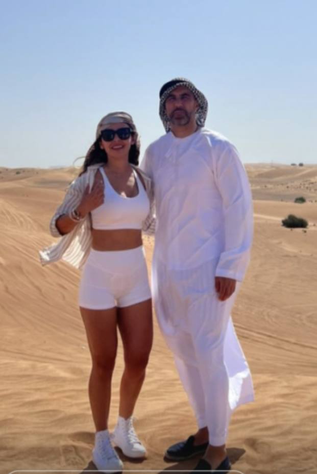 plano general de Claudio Bravo y su esposa en Dubai / 