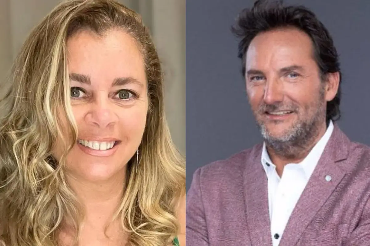 Titi García-Huidobro y Daniel Fuenzalida mirando a cámara