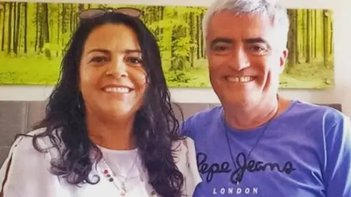 Mauricio Flores y su esposa Ximena Toledo