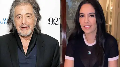 Al Pacino y Noor Alfallah, 