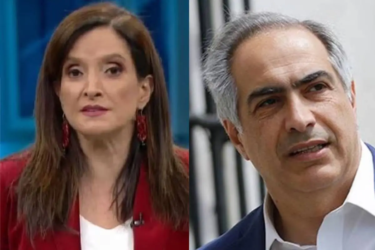 senador Chahuán y la periodista Matilde Burgos