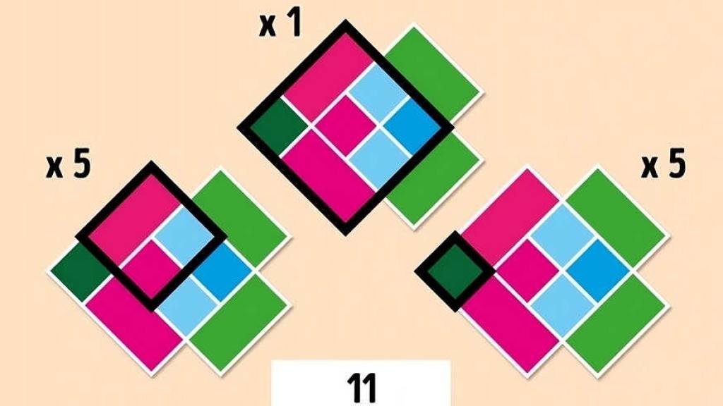 resultado del reto visual de los 11 cuadrados en 25 segundos / 