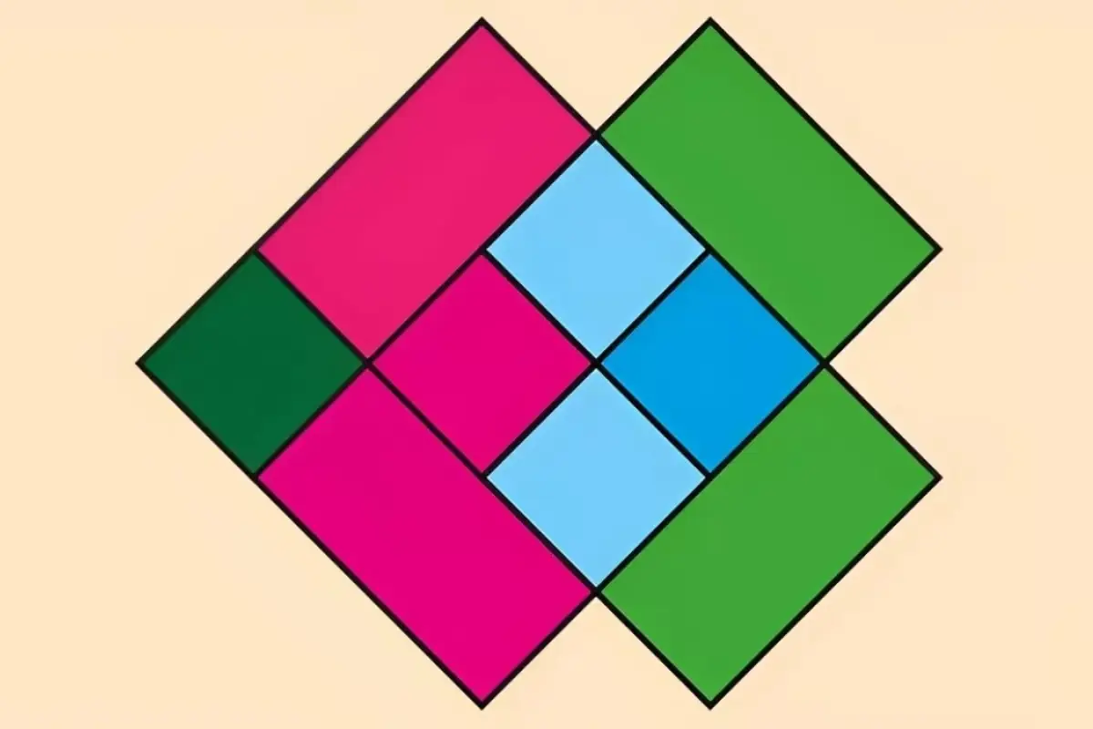 reto visual de los 11 cuadrados en 25 segundos