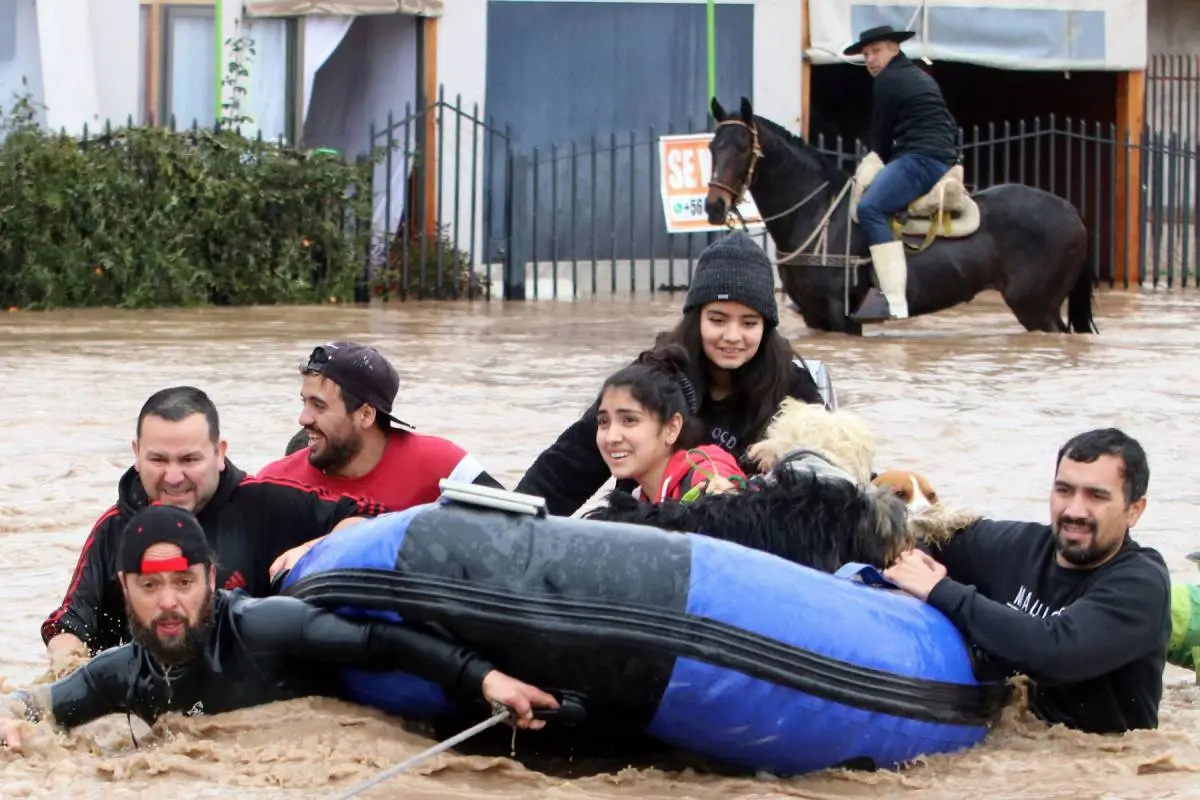 plano general de vecinos anegados en Coltauco