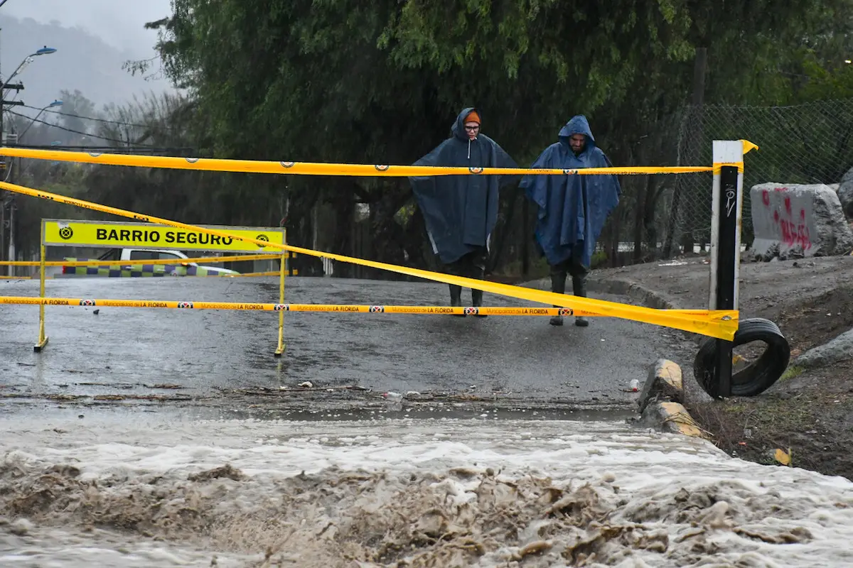 inundaciones en Santiago