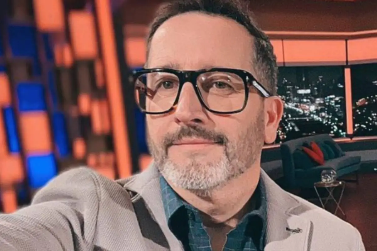 primer plano del rostro de Eduardo Fuentes