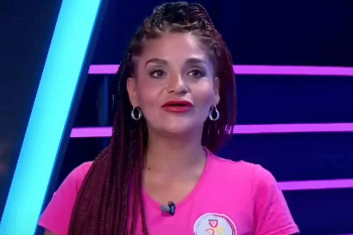 primer plano del rostro de Kathy Orellana