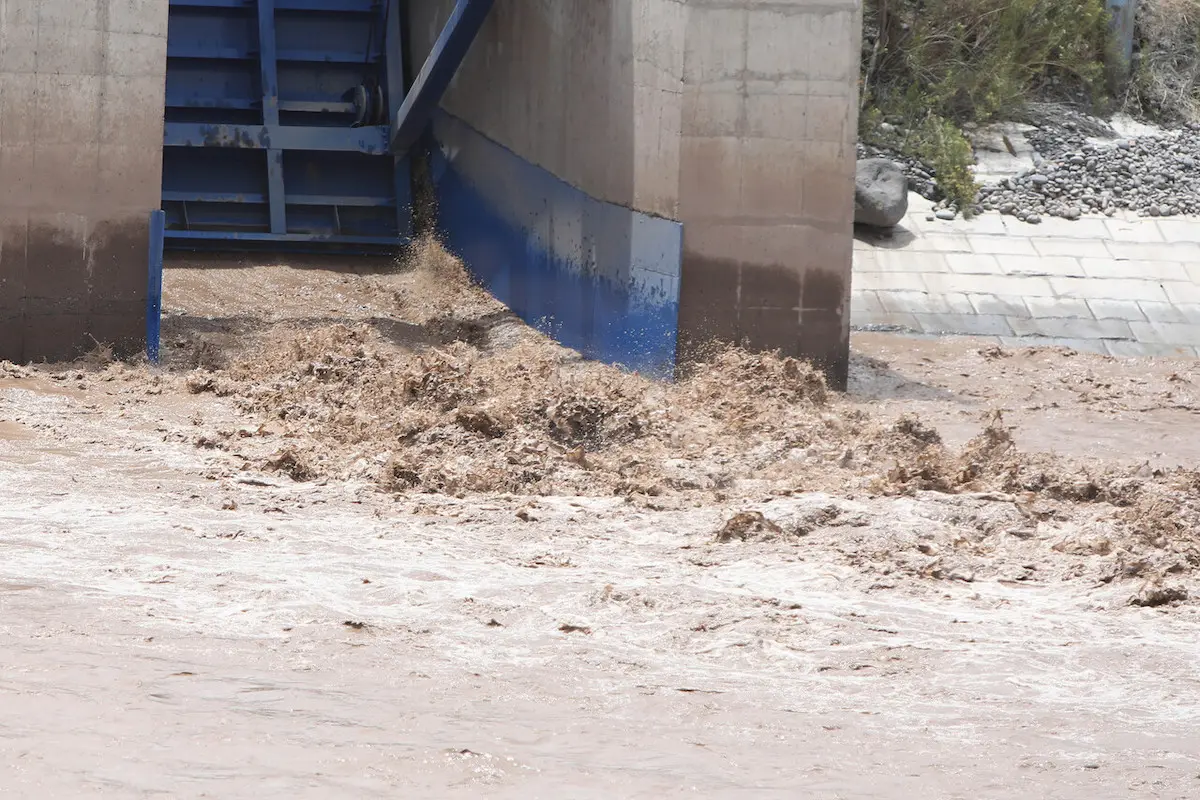 plano general de planta de Aguas Andinas