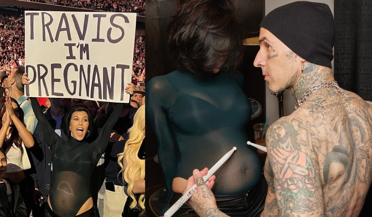 ourtney kardashian y travis barker - 