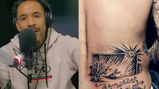 tatuaje del palo de Pinilla
