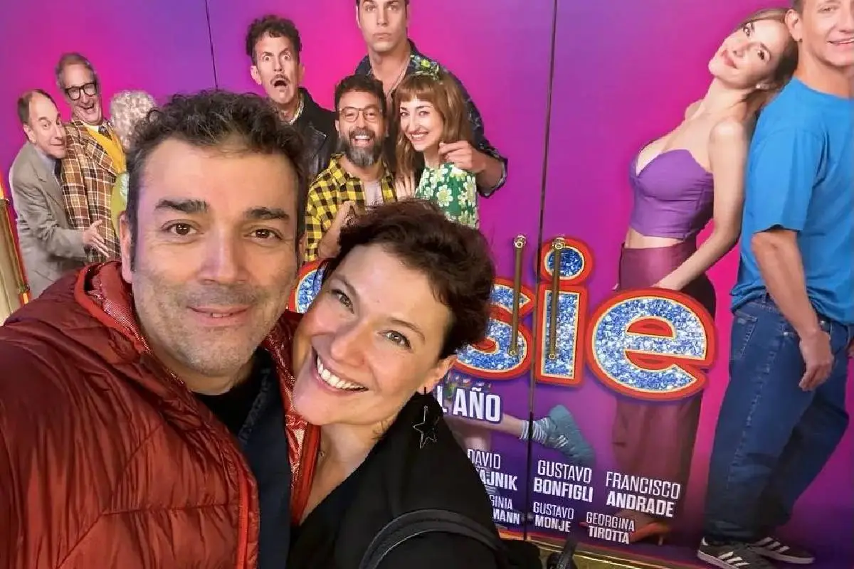 Cathy Mazoyer y su pareja