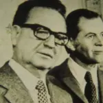 Patricio Aylwin y Salvador Allende
