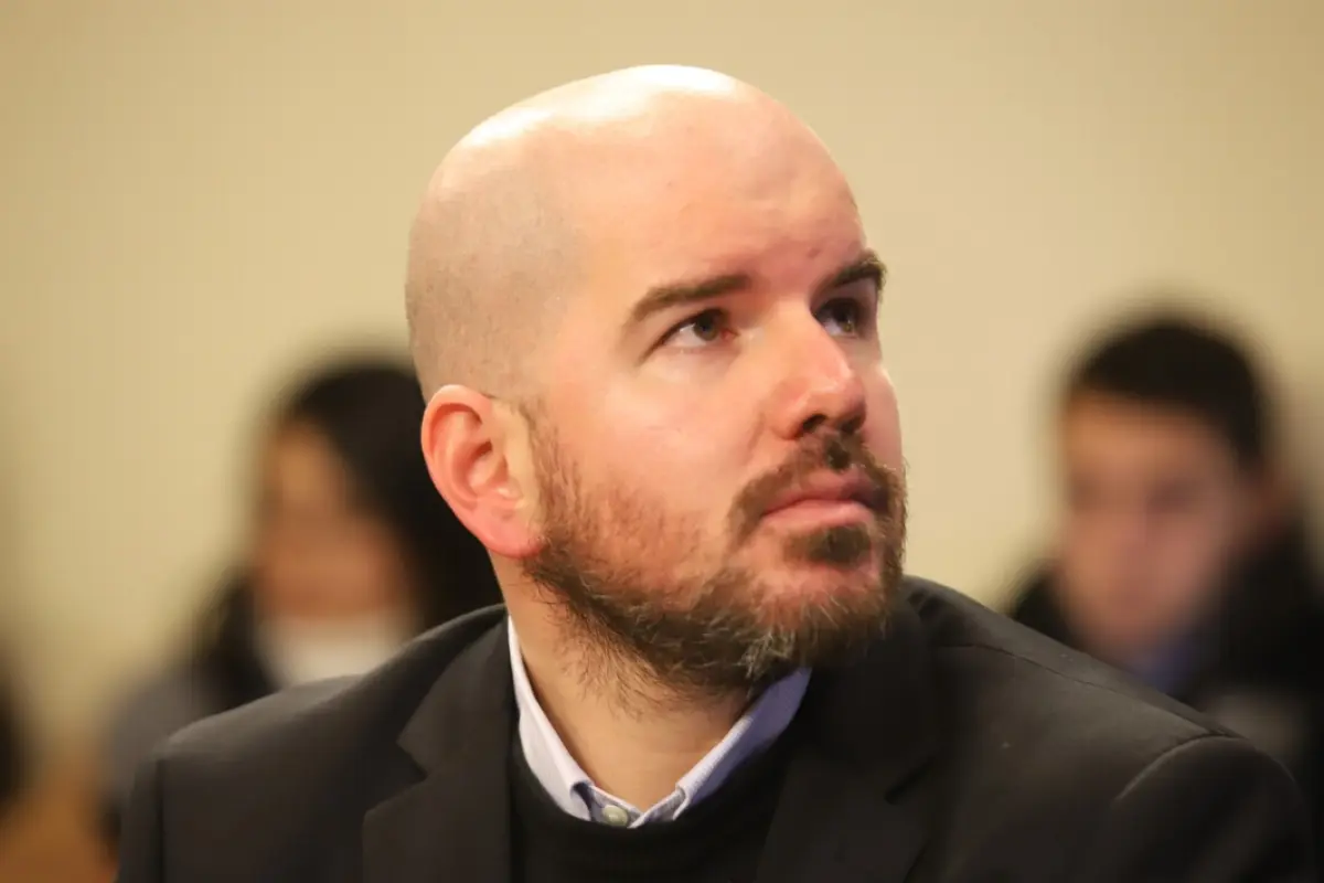 Giorgio Jackson durante una sesión del congreso