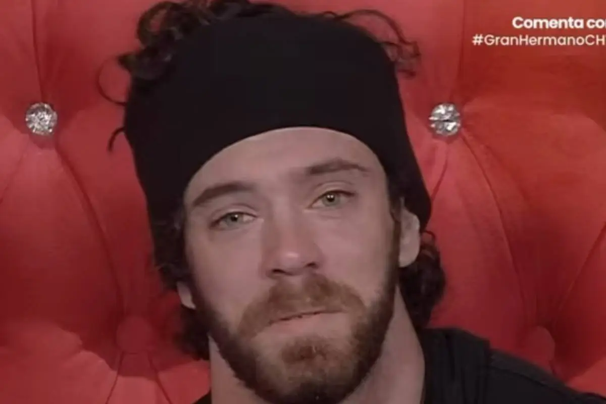 primer plano del rostro de Lucas Crespo