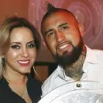 Marité Matus y Arturo Vidal