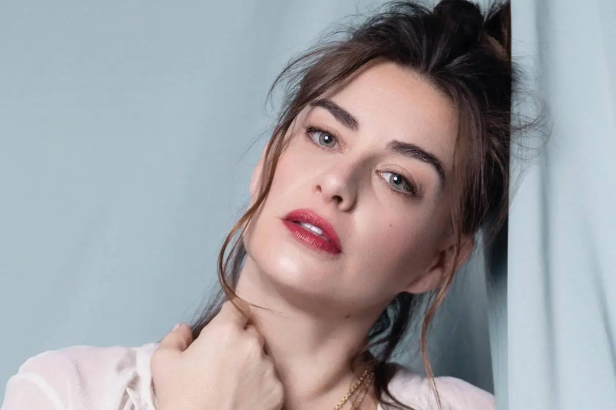 primer plano del rostro de Ingrid Cruz