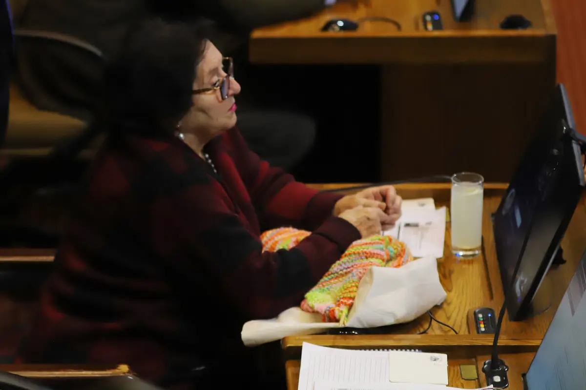 plano general de María Luisa Cordero en el Congreso