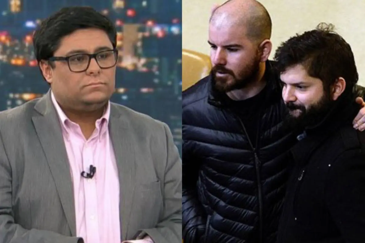 plano medio de Gabriel Boric junto a Giorgio Jackson