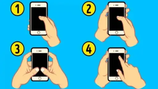 ¿Te has parado a pensar en cómo coges y usas tu teléfono móvil? Pues tu forma de interactuar con él dice más sobre ti de lo que crees.