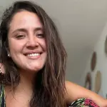 primer plano del rostro de Pamela Leiva