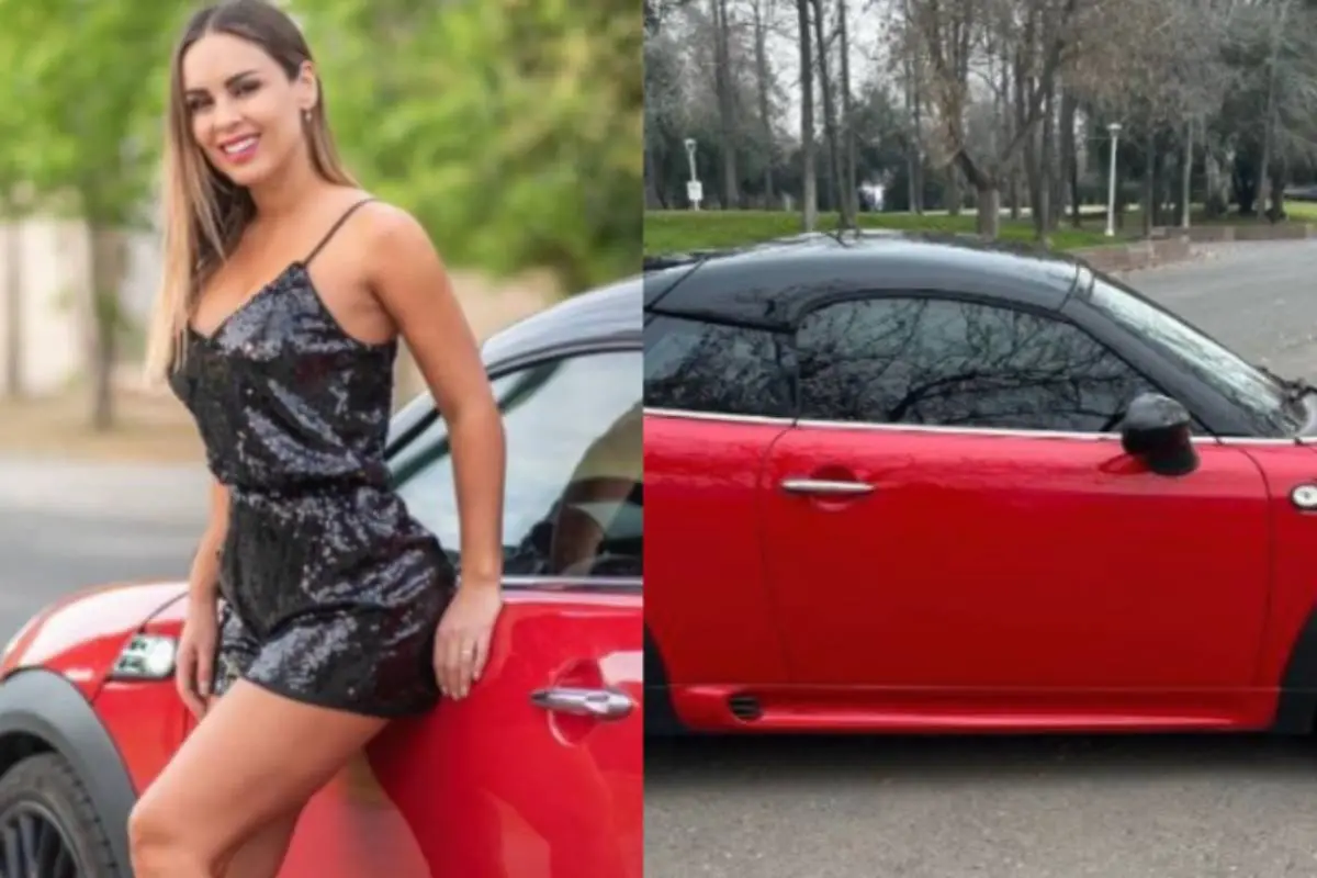 plano general de Maura Rivera y su auto