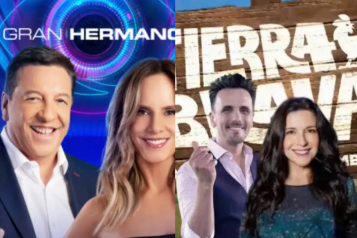 primer plano de los animadores de Gran Hermano y Tierra Brava