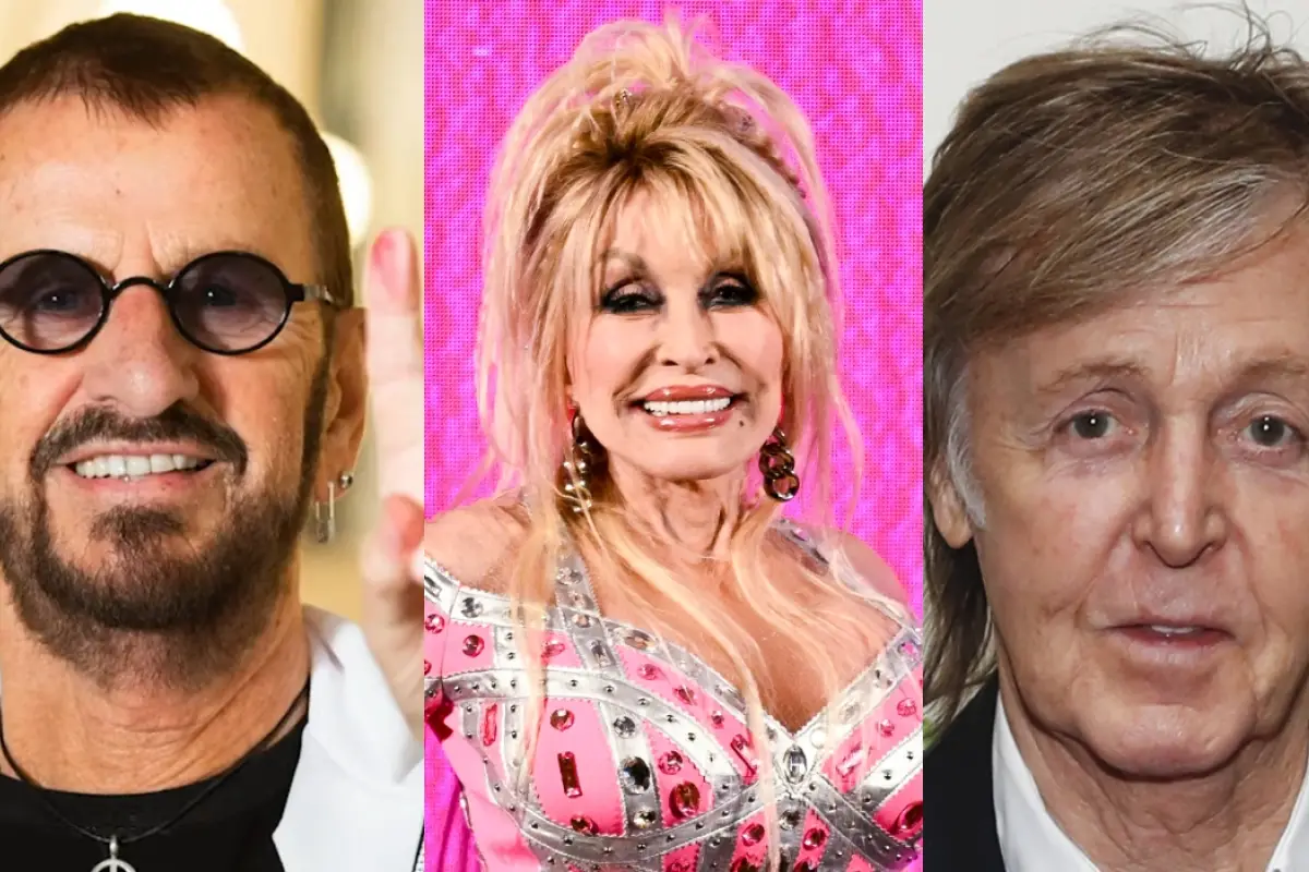 dolly parton let ir be con ringo starr y paul mccartney, 