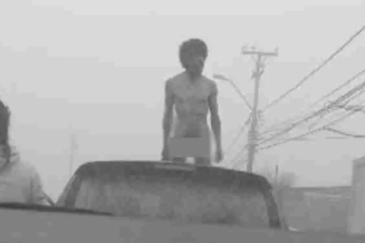 captura de un hombre desnudo en Copiapó