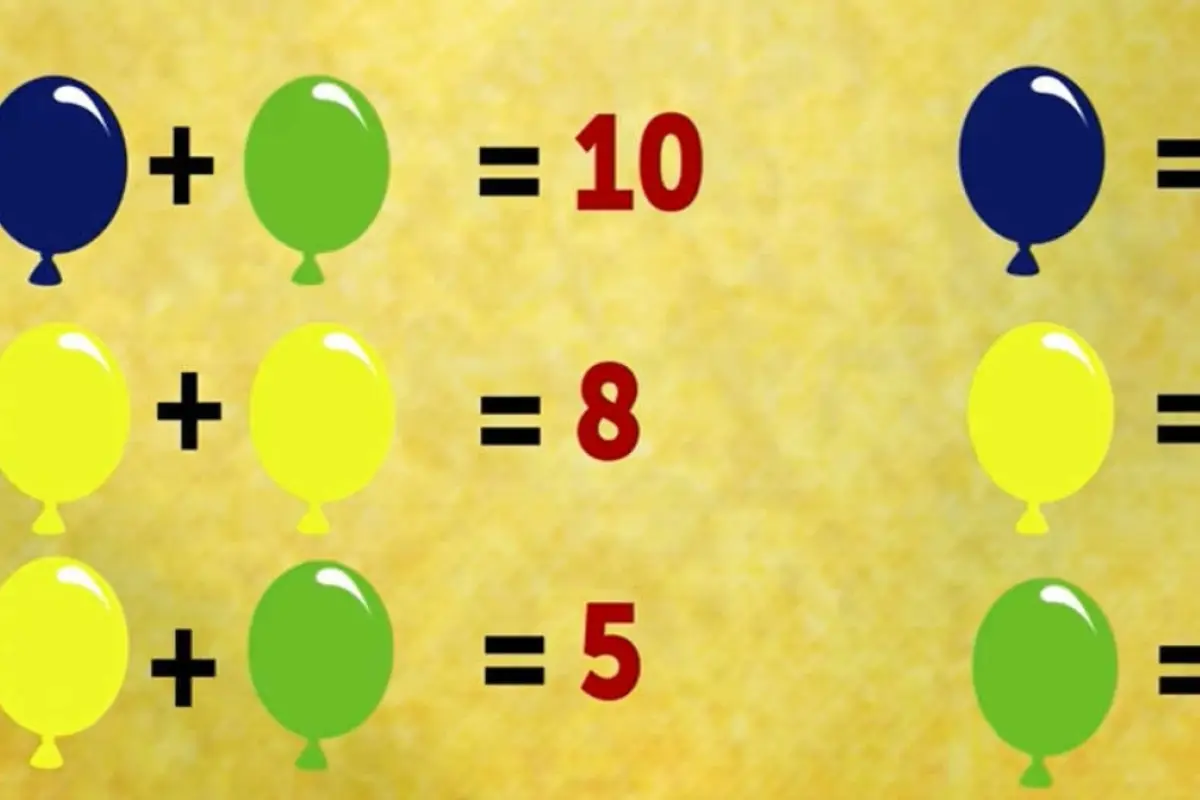 globos y sumas matemáticas