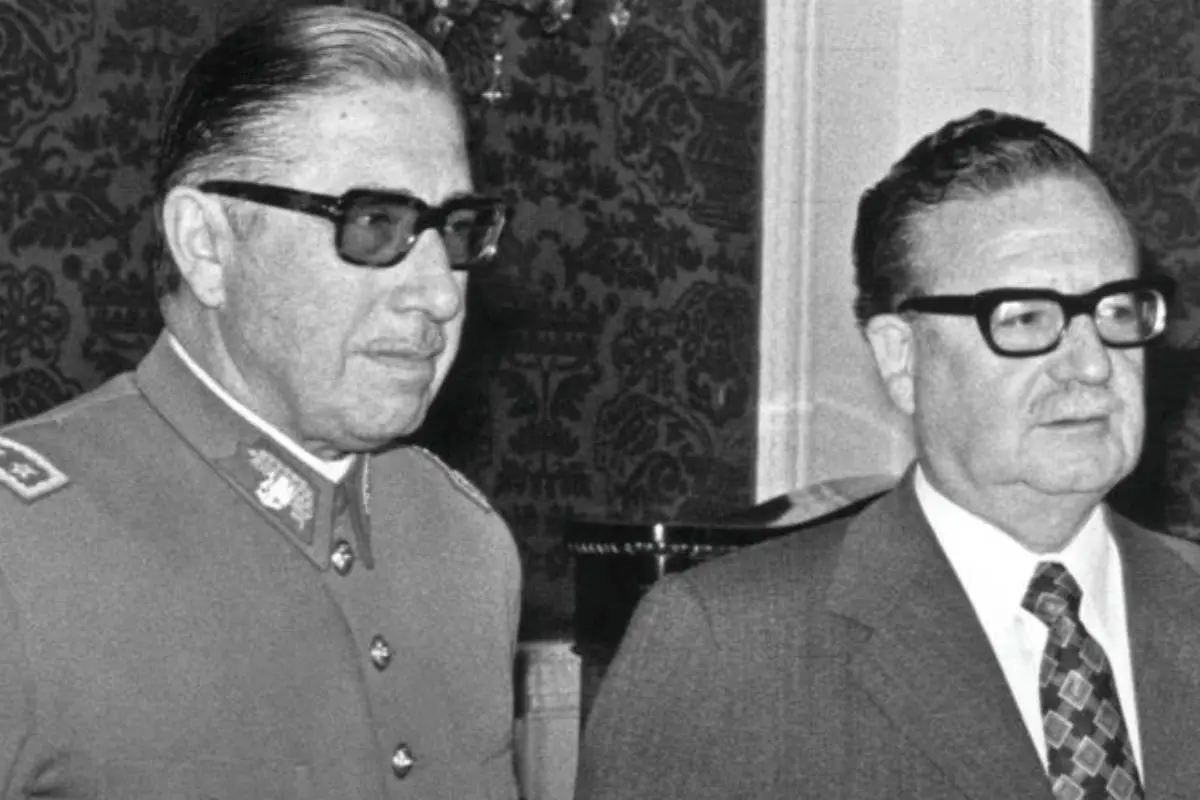 plano general de Salvador Allende y Augusto Pinochet