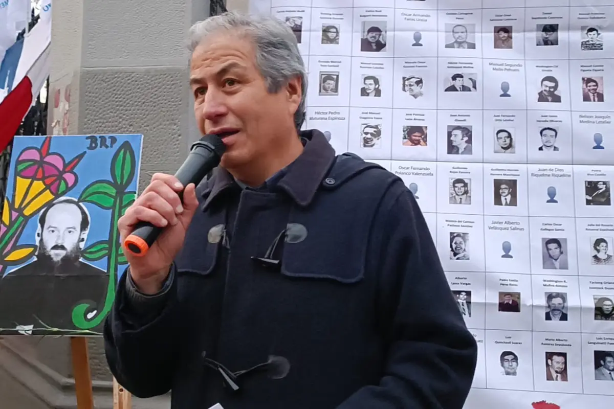 El Presidente del Colegio de Profesoras y Profesores del Regional Metropolitano, Mario Aguilar