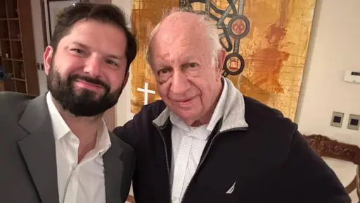 Presidente Boric y Ricardo Lagos