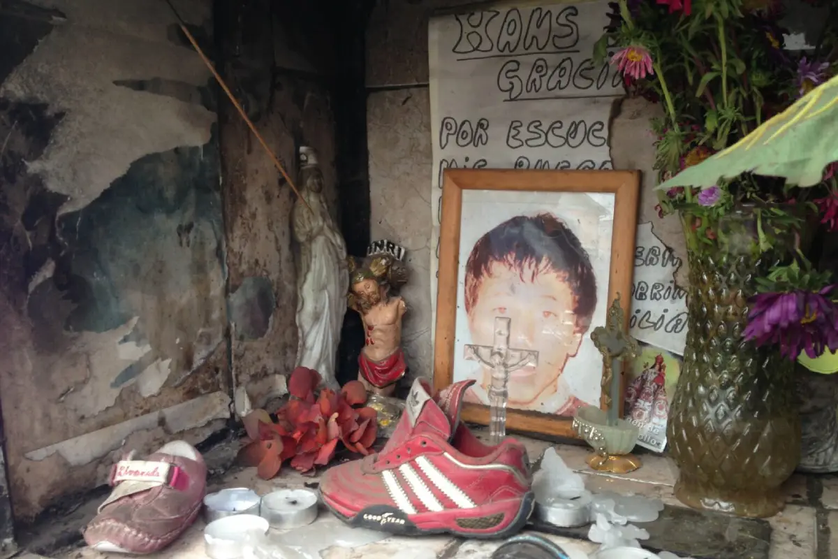 plano general de animita de Hans Pozo