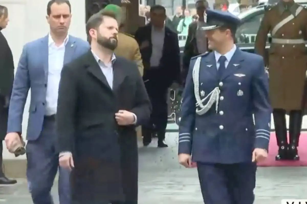 Captura de CNN de Presidente Boric