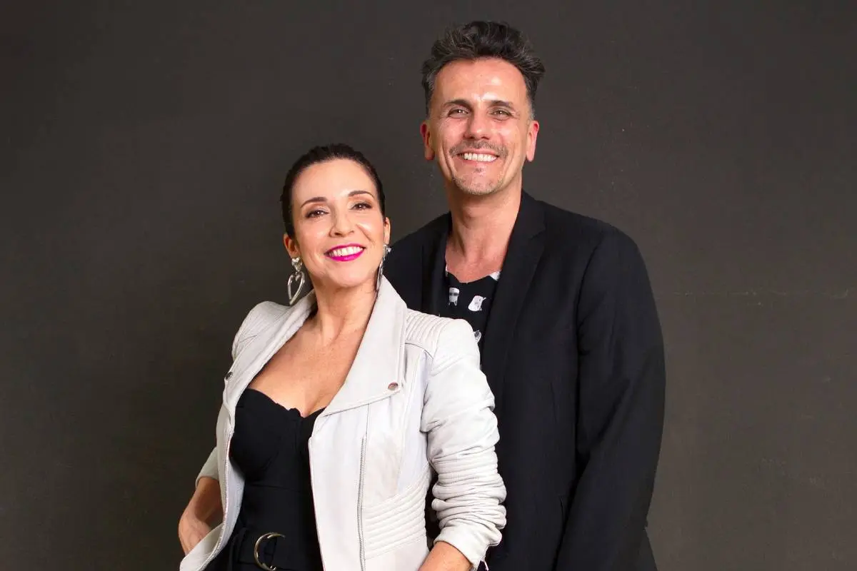 Karla Constant y Sergio Lagos