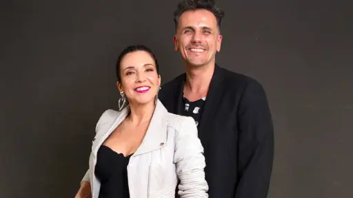 Karla Constant y Sergio Lagos