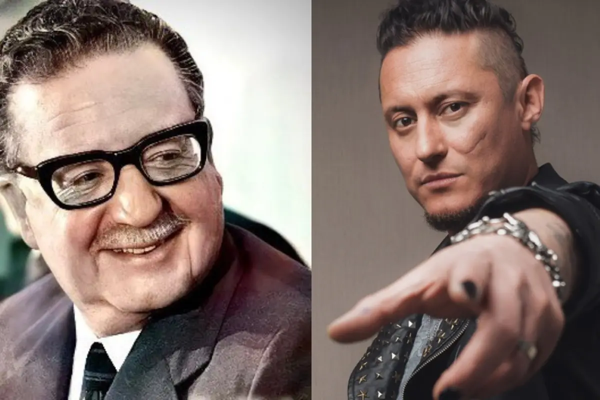 Salvador allende y Ives Gullé