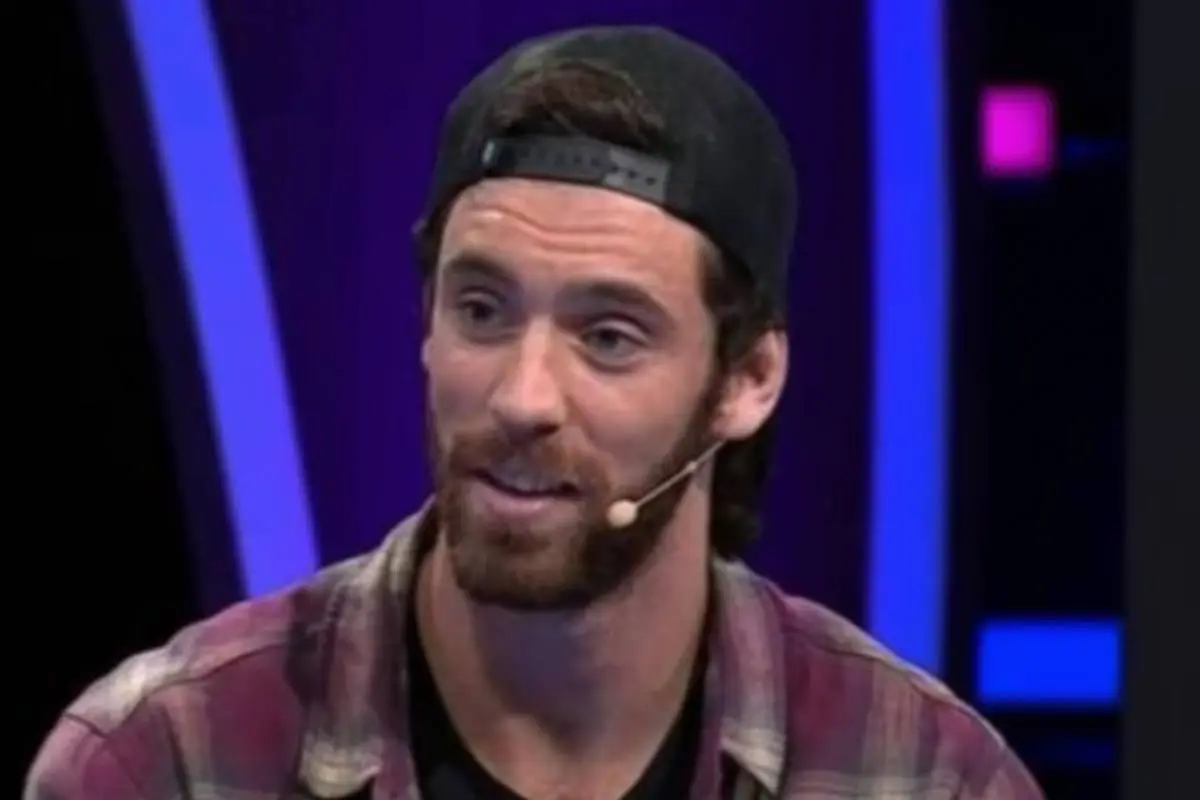 plano medio del rostro de Lucas Crespo de Gran Hermano