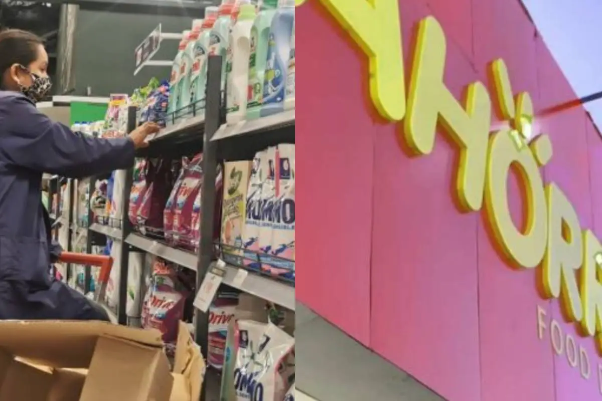 persona comprando en el supermercado Ahorra Food Depot