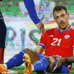 captura del seleccionado chileno de fútbol Matías Catalán lesionado