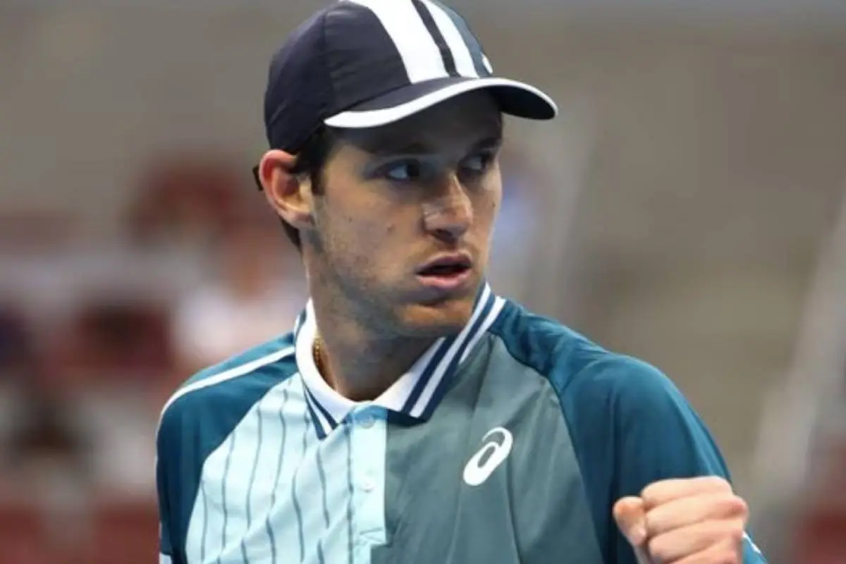 primer plano del rostro de Nicolás Jarry en ATP de Shanghai