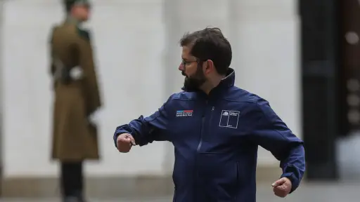 Presidente Gabriel Boric en La Moneda