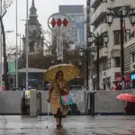 Lluvia en Santiago