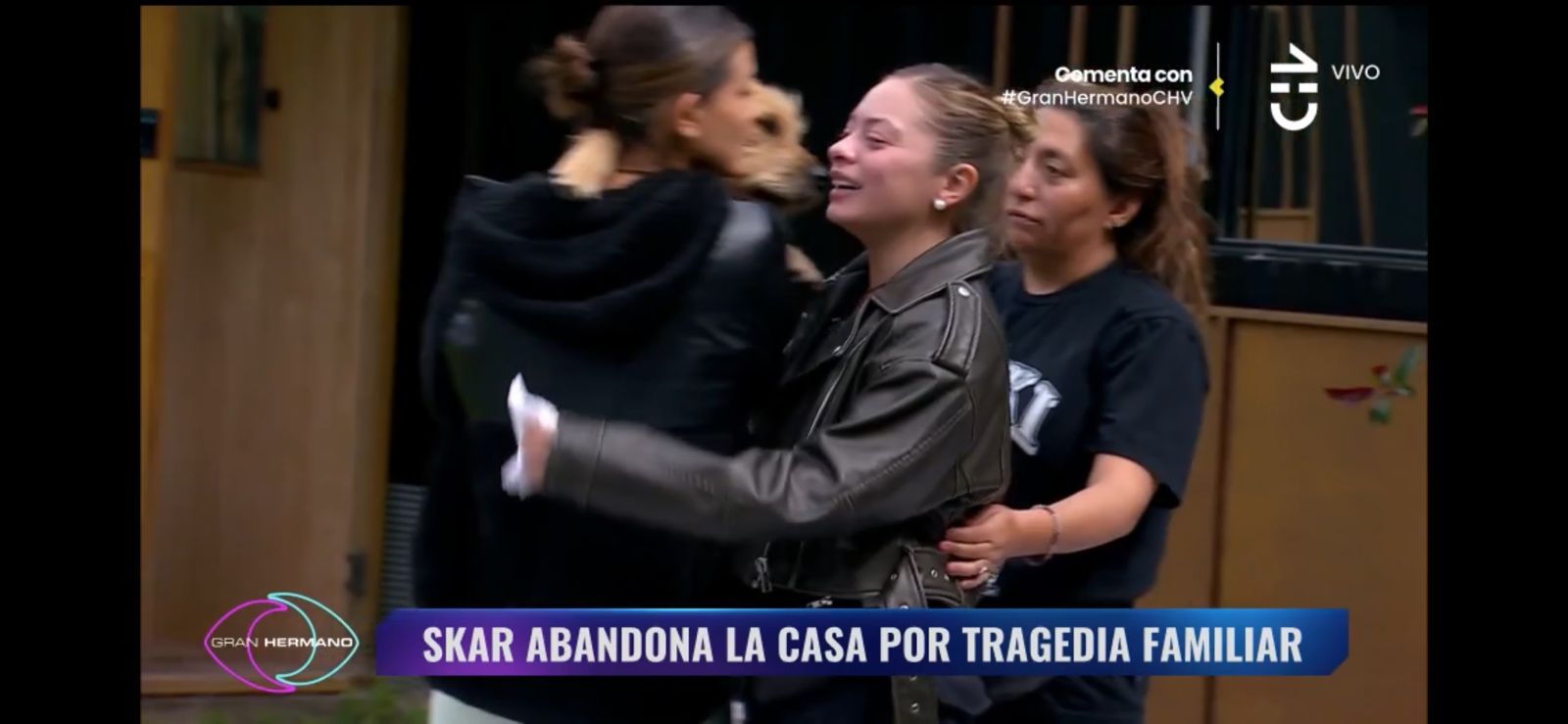 captura de Skarleth Labra abandonando Gran Hermano / 